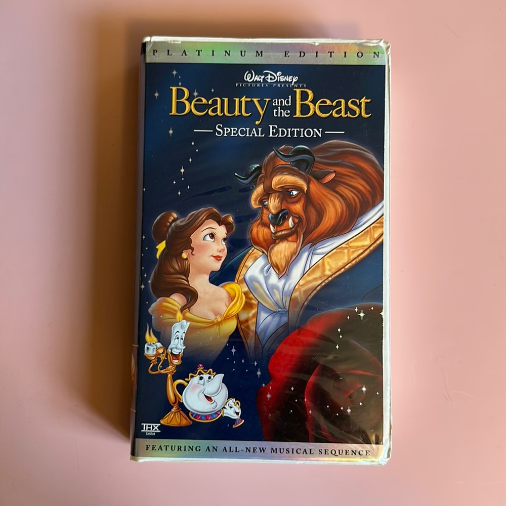 Beauty and the beast special edition platinum edition VHS